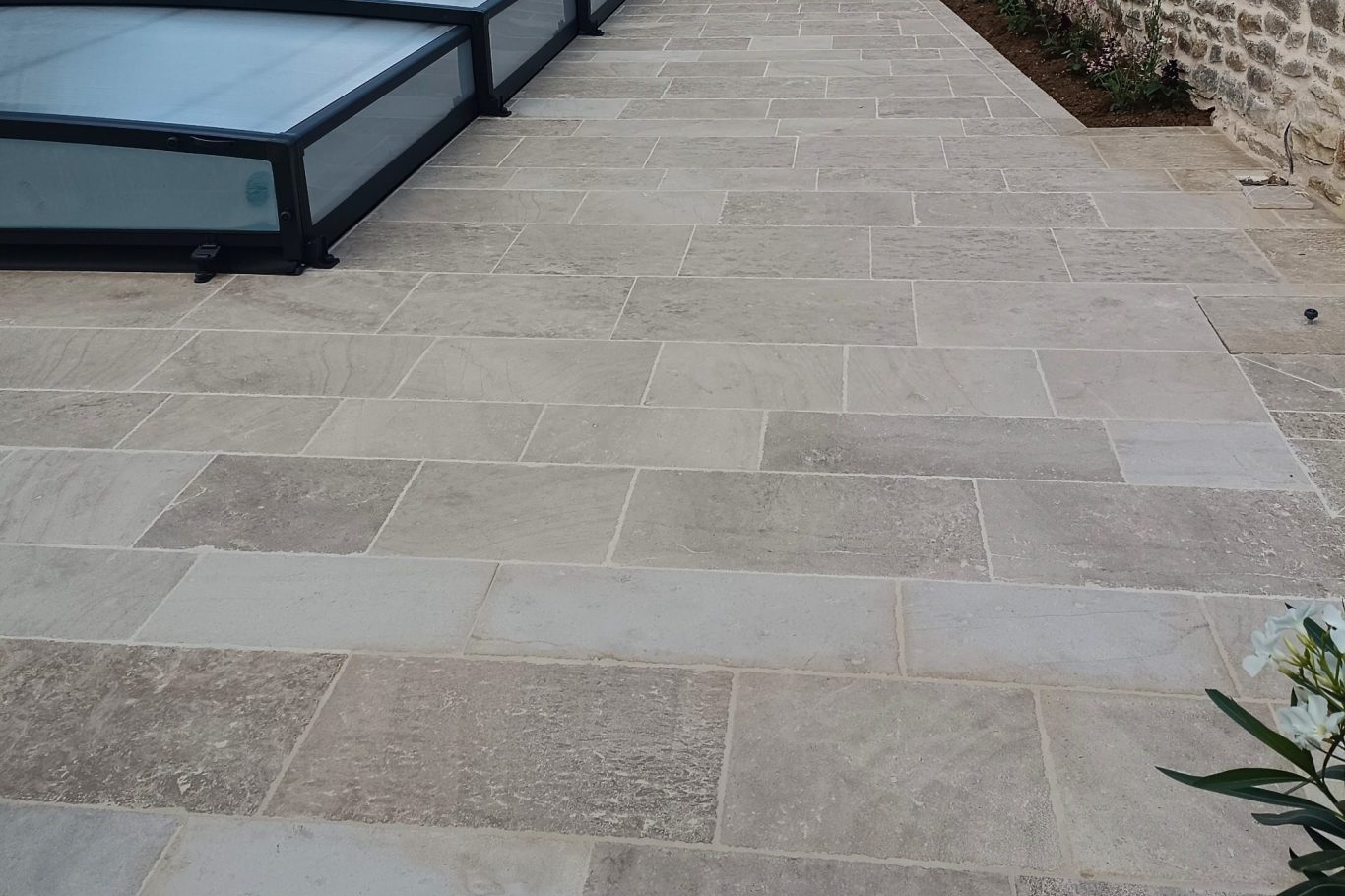 dallage en pierre de Bourgogne Ampilly