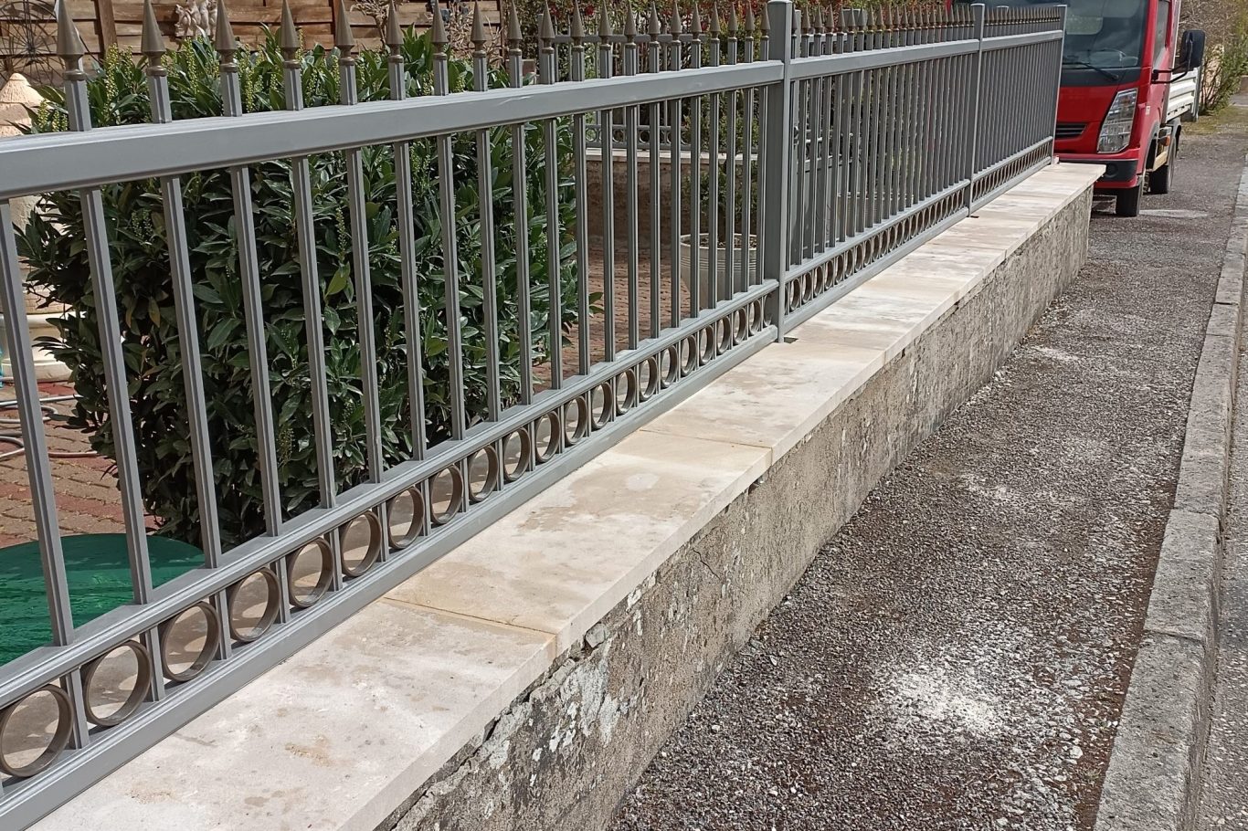 couvertines de mur en pierre de Bourgogne